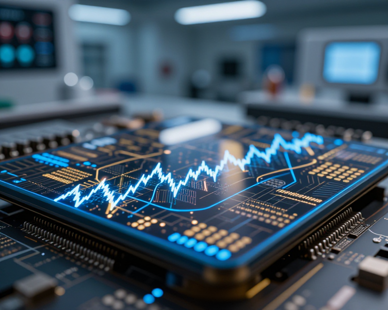 Semiconductor market rebound visualization