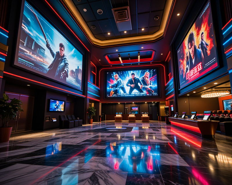 Cinematic Movie Theater Atmosphere