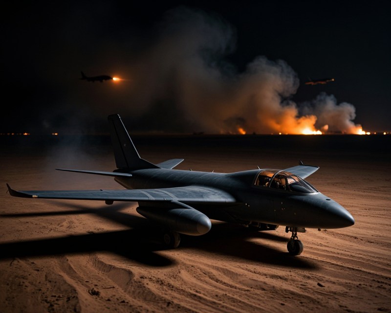Cinematic Military Strike Atmosphere
