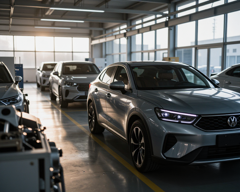Modern Korean Automobile Factory