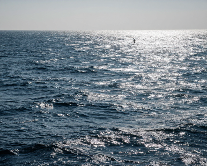 Paddleboard at Sea