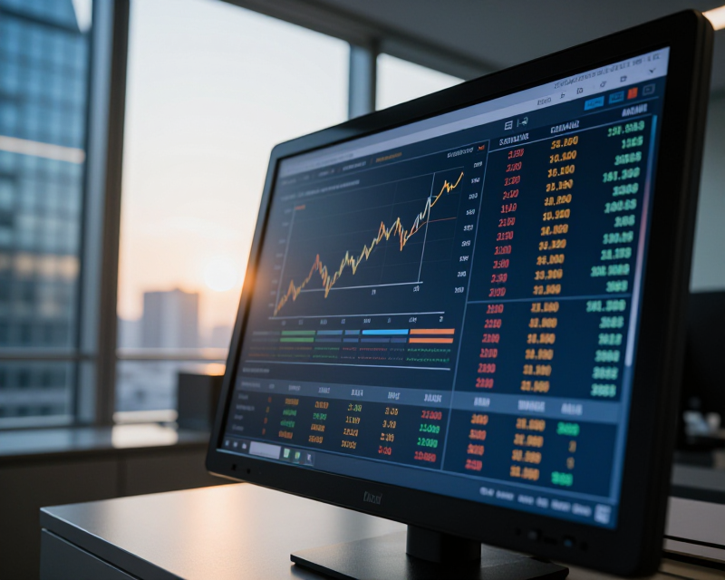 Financial Market Data Display