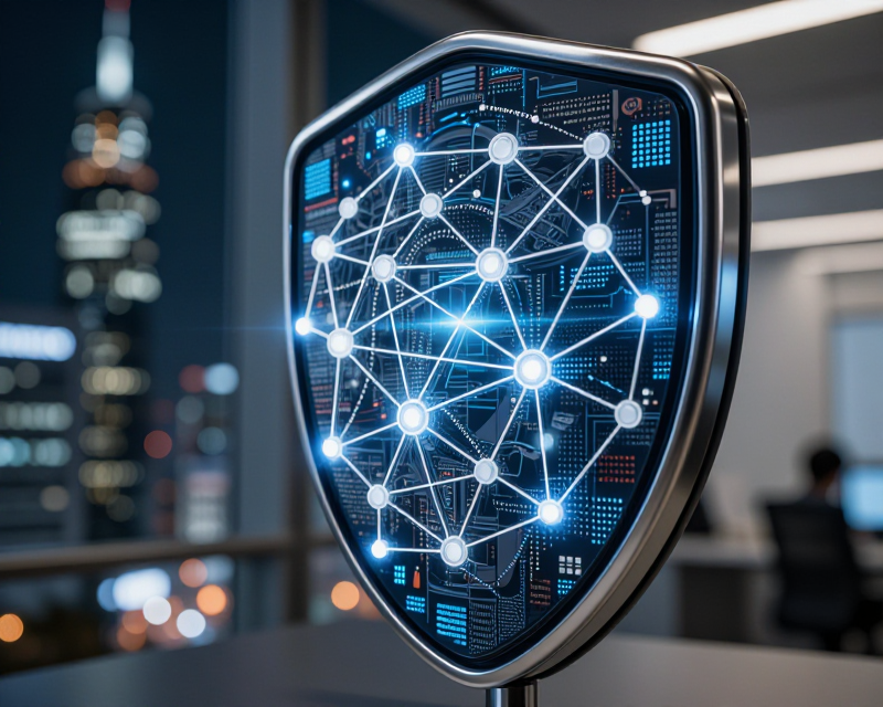 Cybersecurity and Finance Concept