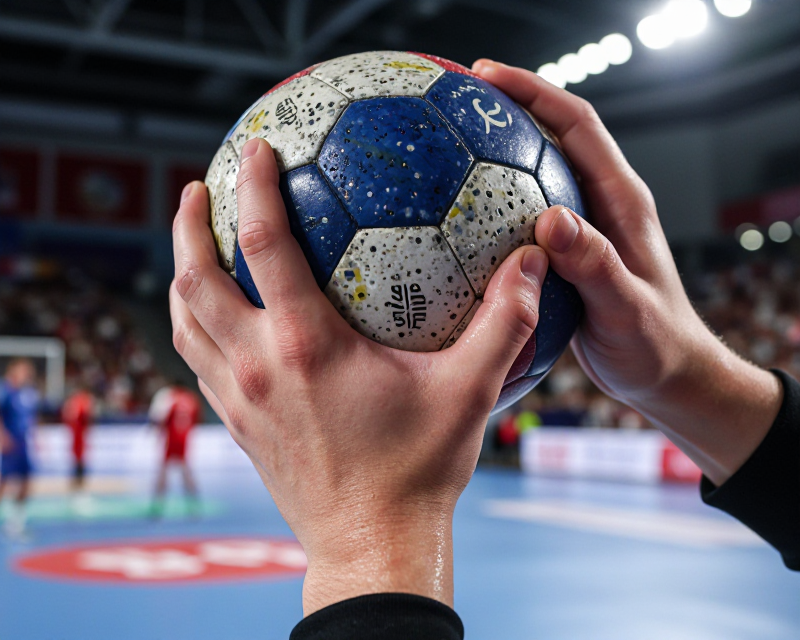 Handball Action Close-up