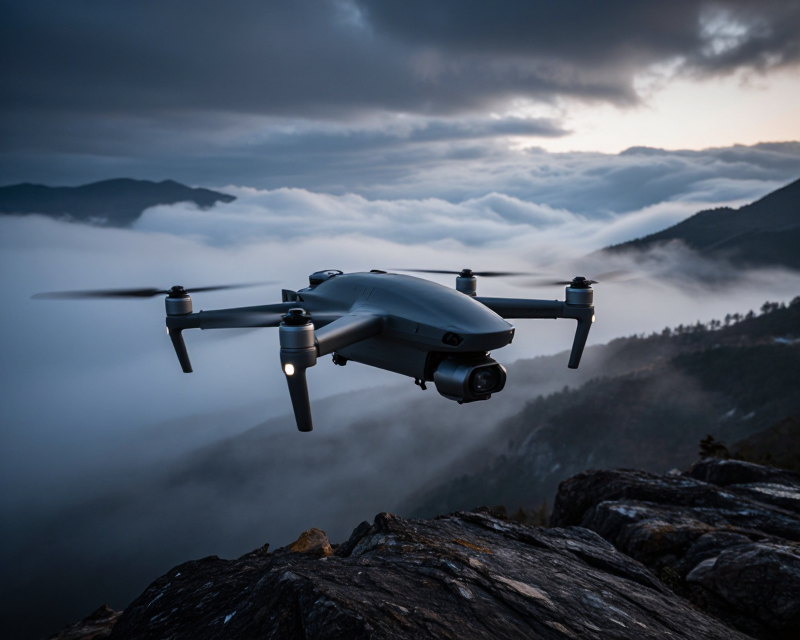 Symbolic Drone Over Border