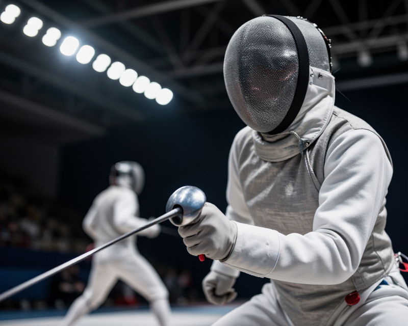 Fencing Match Atmosphere