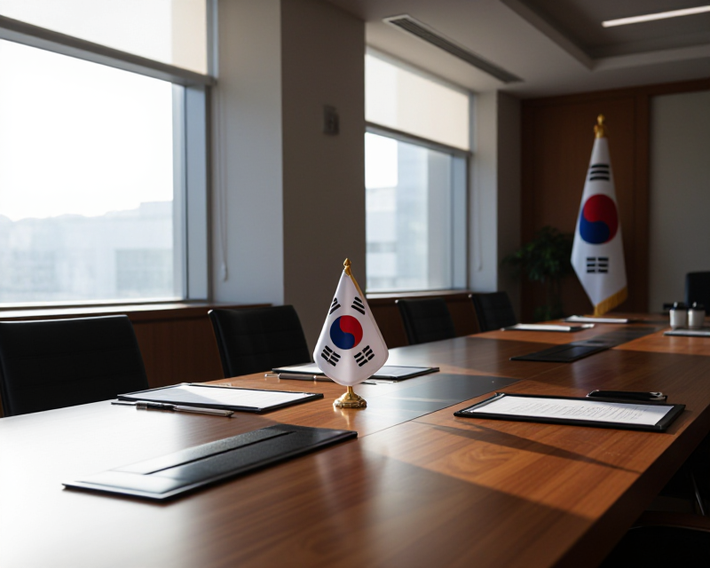South Korean Government Office Atmosphere