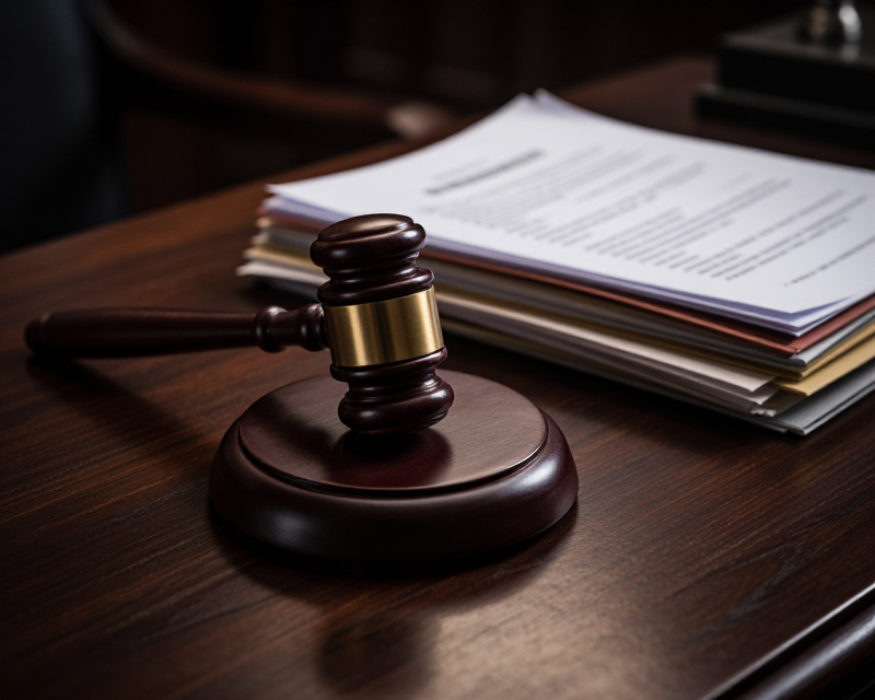 Legal investigation atmosphere