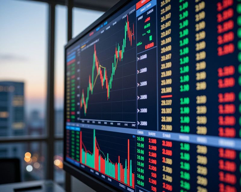 Stock Market Digital Display